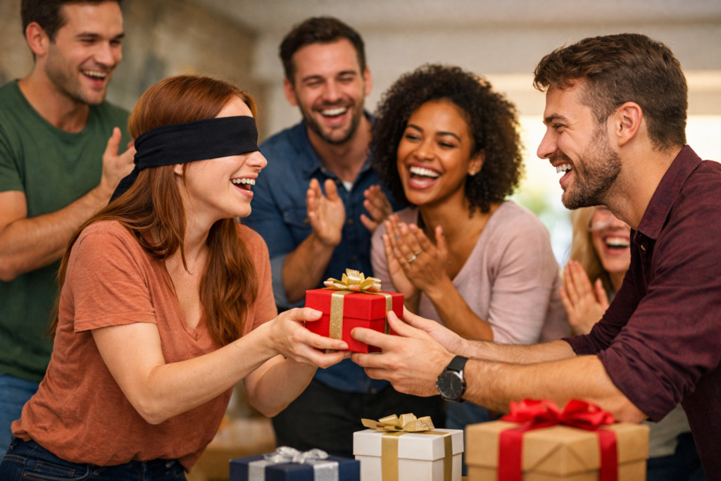 dinâmicas de grupo com presentes