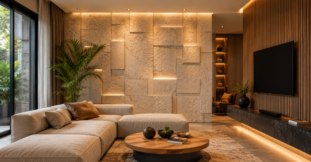 A solução chique que arquitetos usam nas paredes da casa