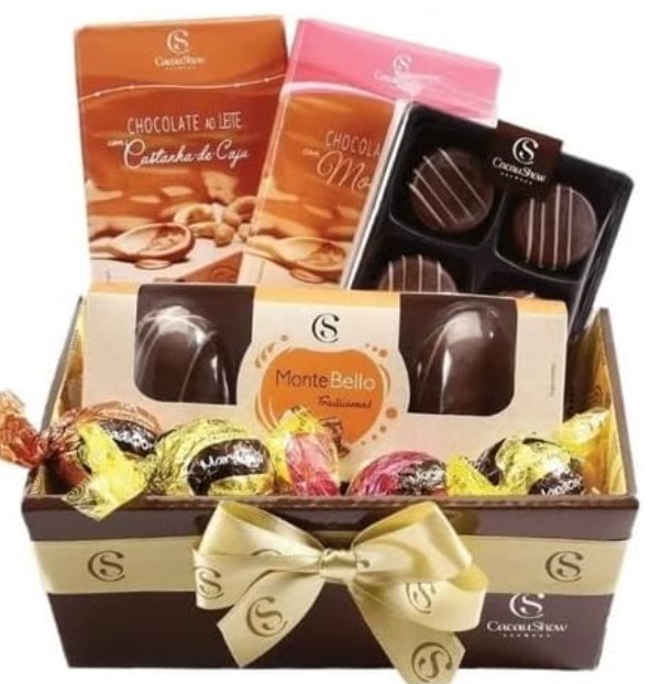 cesta de chocolates