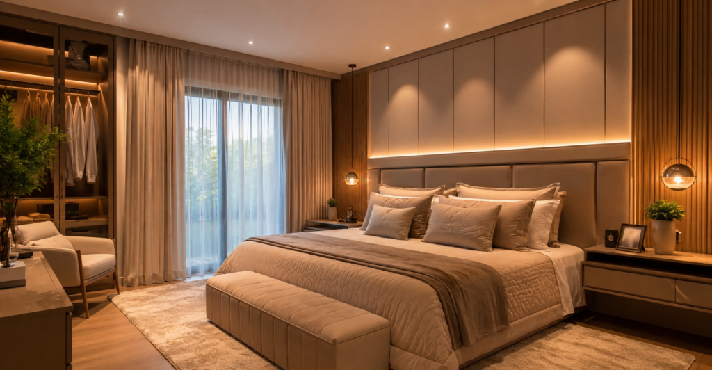 Arquiteto revela 5 segredos para um quarto de casal perfeito
