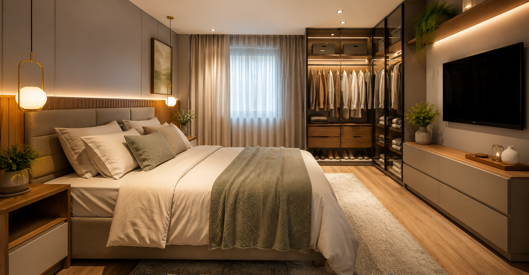 Arquiteto revela os 5 segredos que deixam qualquer quarto de casal mais bonito e funcional