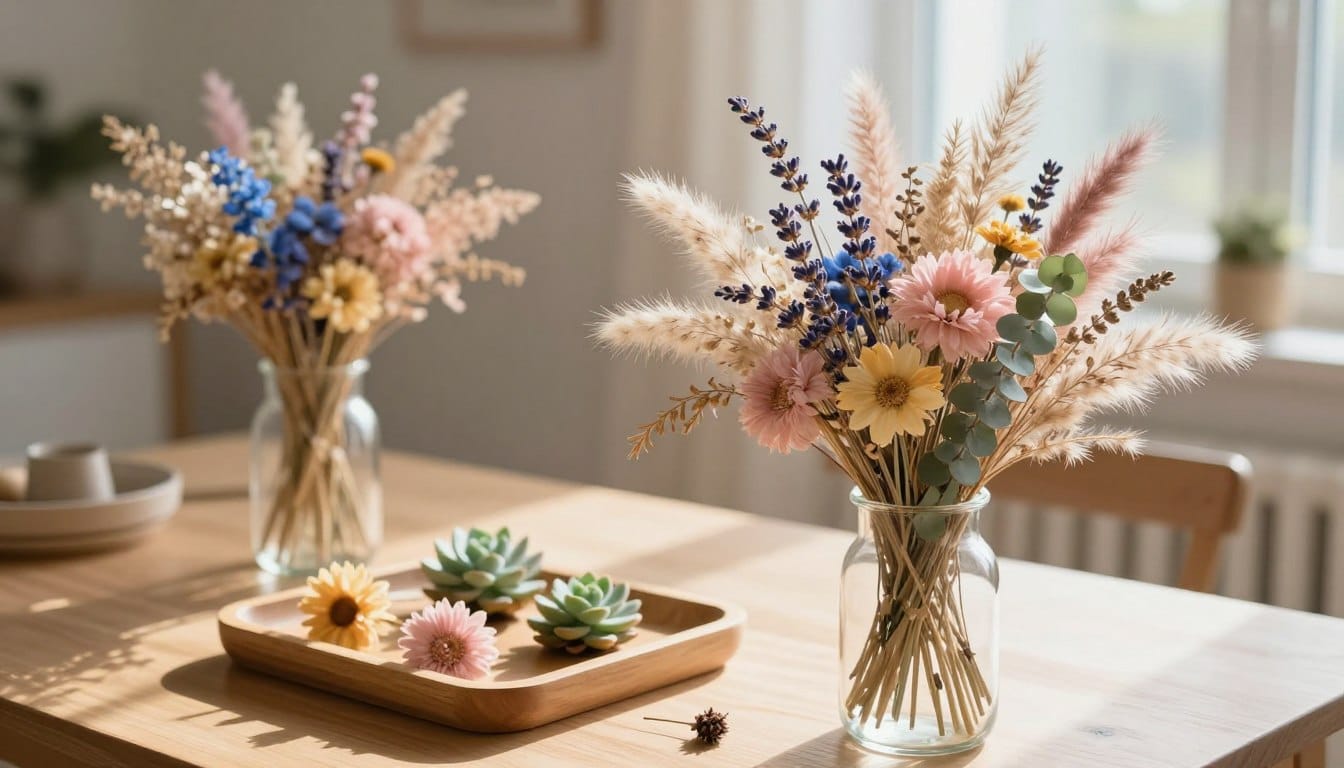decoracao-com-flores-secas